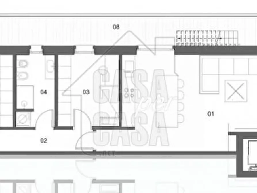 Immagine 9 di Appartamento in vendita  in via roma a Montegrotto Terme