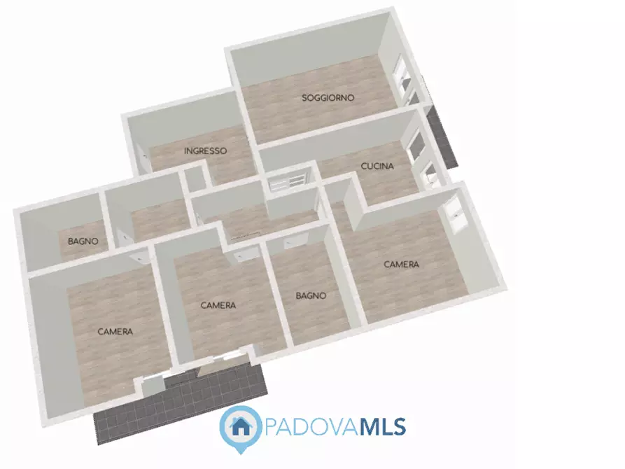 Immagine 27 di Appartamento in vendita  in Via Jacopo Crescini a Padova