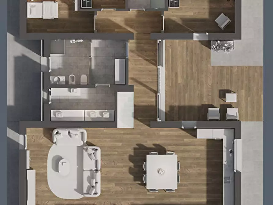 Immagine 9 di Villa in vendita  in Via Storta a Montebelluna