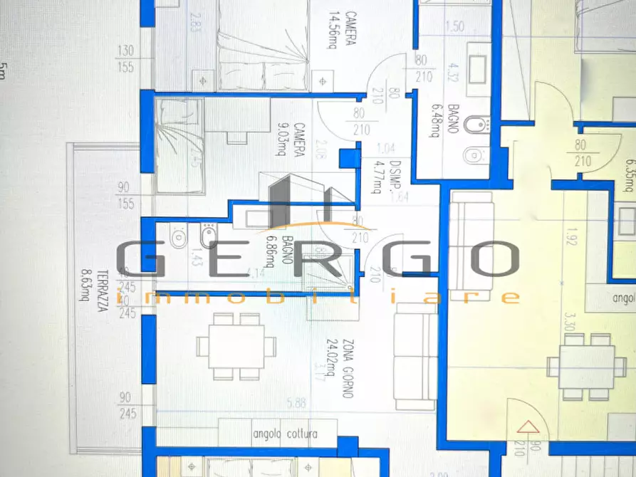 Immagine 14 di Appartamento in vendita  in via Beato Pellegrino a Padova