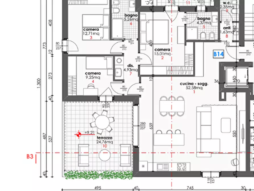 Immagine 16 di Attico in vendita  a Cassola