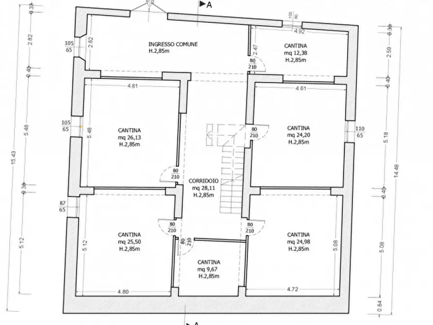 Immagine 11 di Appartamento in vendita  in Via Terme 78 a Battaglia Terme