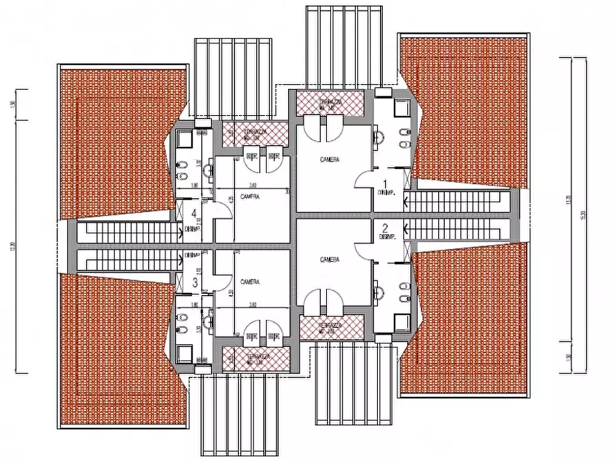 Immagine 3 di Casa quadrifamiliare in vendita  a Lendinara
