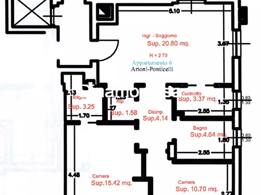Immagine 19 di Appartamento in vendita  in Via Indipendenza a Montemurlo