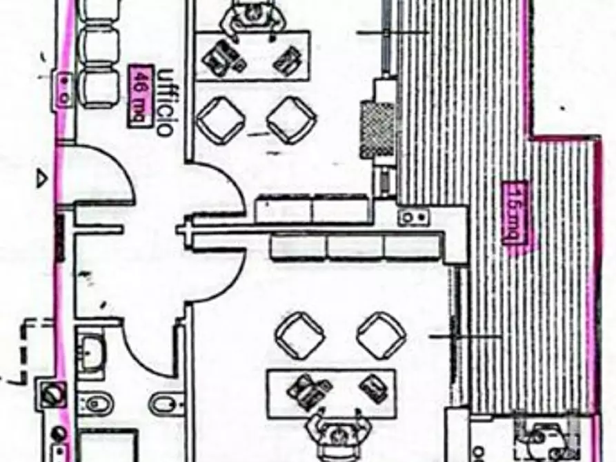Immagine 3 di Ufficio in vendita  in Via Eduardo De Filippo a Salerno