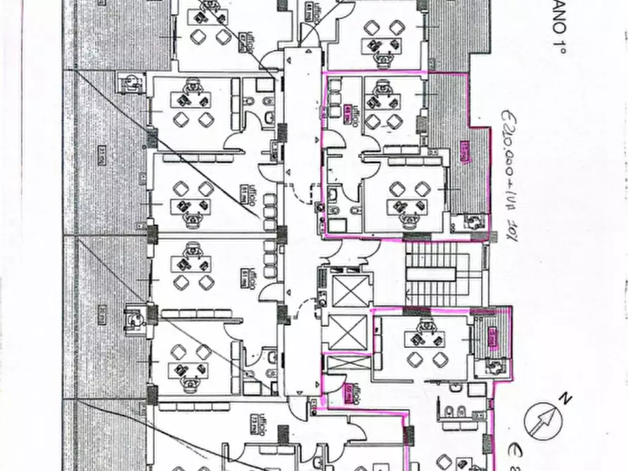 Immagine 5 di Ufficio in vendita  in Via Eduardo De Filippo a Salerno