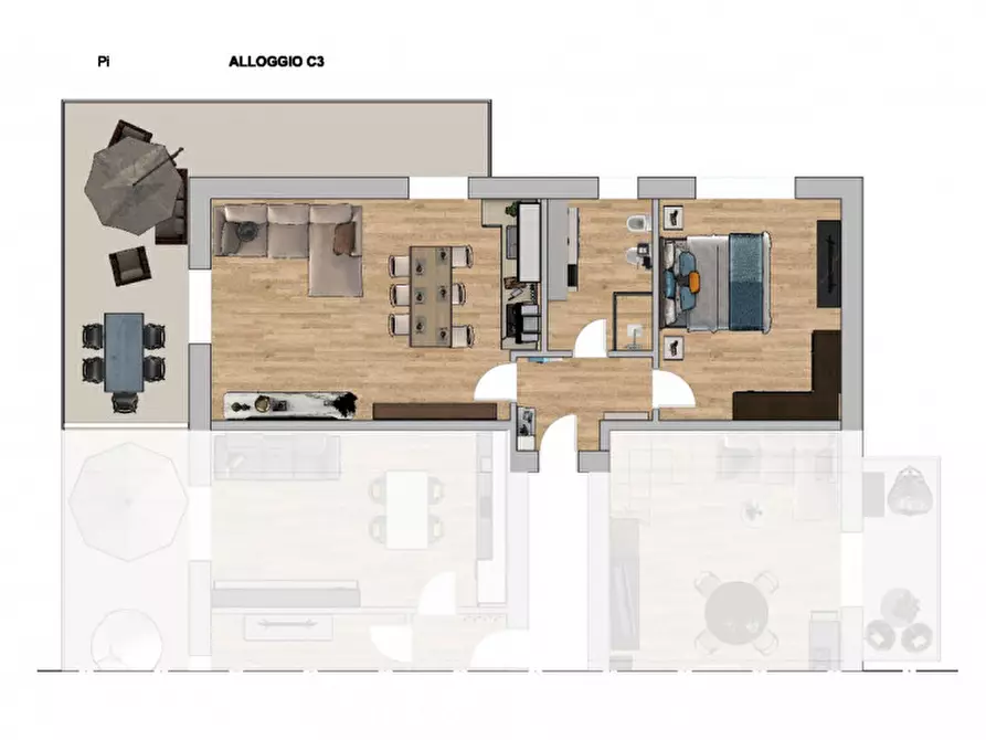 Immagine 1 di Appartamento in vendita  in Corso Indipendenza a Rivarolo Canavese