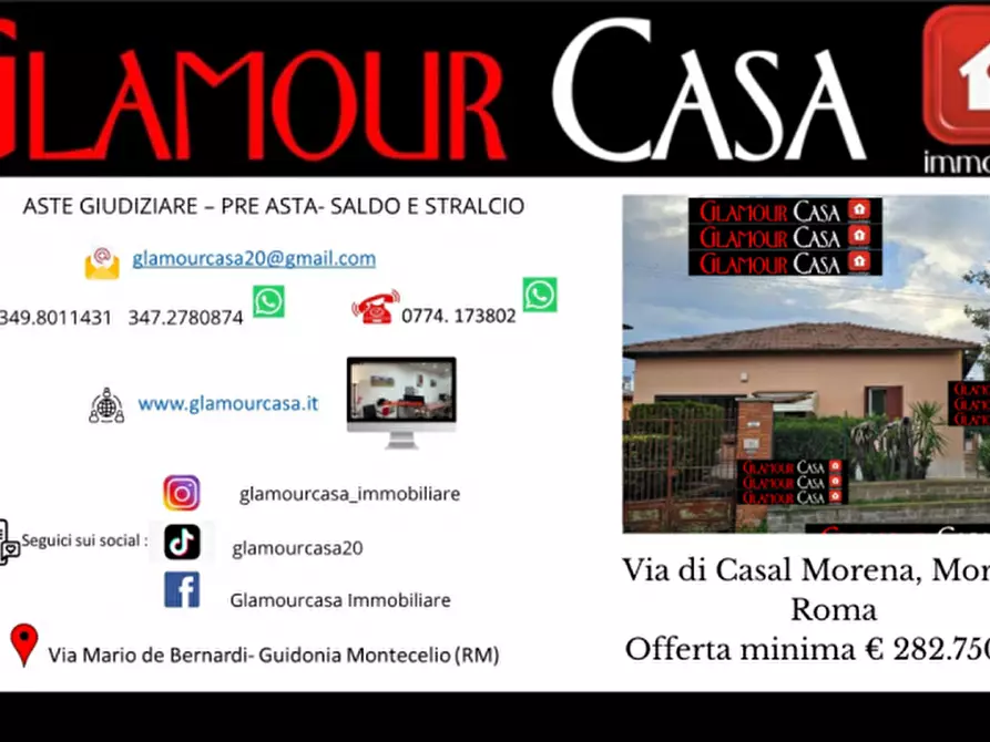 Immagine 1 di Villa in vendita  in Via di Casal Morena a Roma