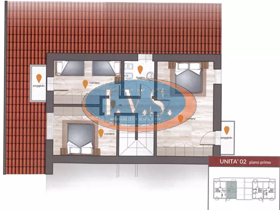 Immagine 5 di Casa bifamiliare in vendita  in Via Roma 2 a Montegaldella