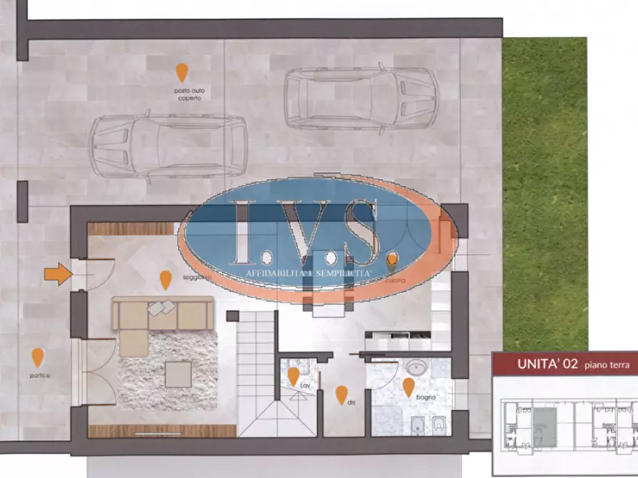 Immagine 17 di Casa bifamiliare in vendita  in Via Roma 2 a Montegaldella