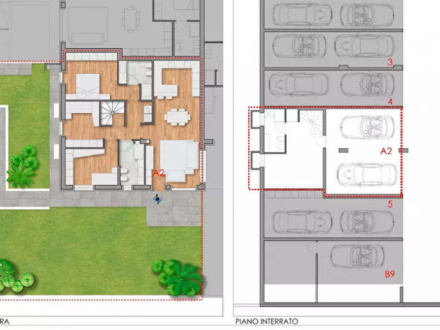 Immagine 3 di Casa bifamiliare in vendita  in Via Monte Grappa a Belfiore
