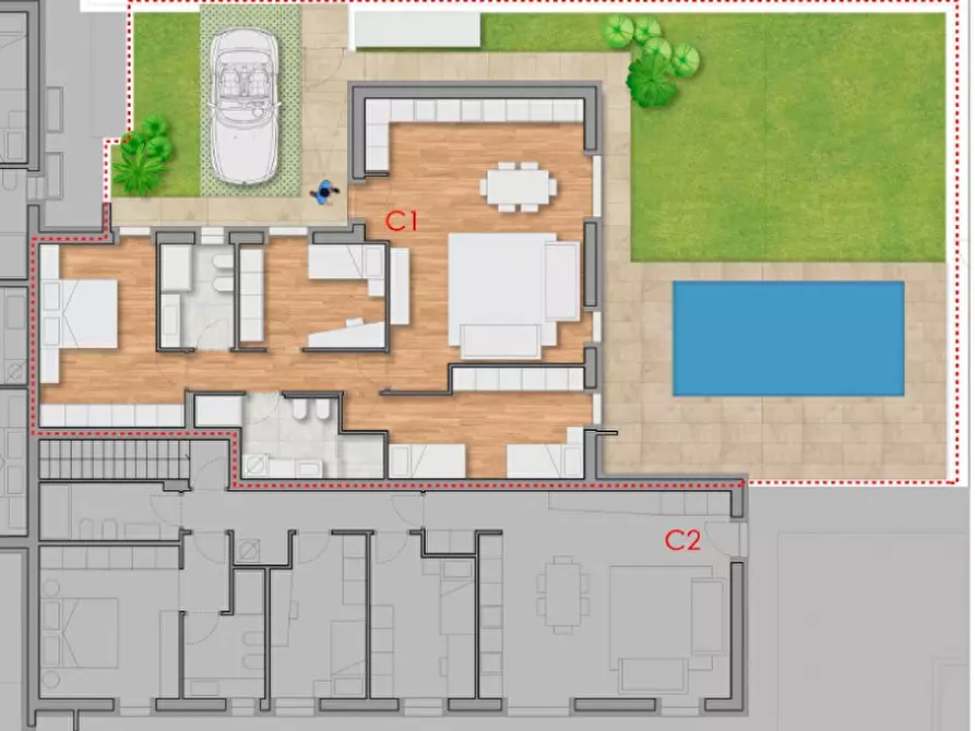 Immagine 6 di Casa bifamiliare in vendita  in Via Monte Grappa a Belfiore