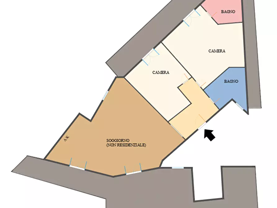 Immagine 27 di Appartamento in vendita  in VIA DI CASAL DEL MARMO 496 a Roma