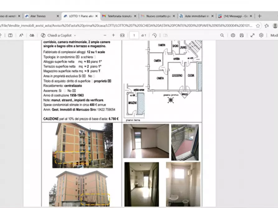 Immagine 7 di Appartamento in vendita  in Via Sottotreviso 58 a Ponte Di Piave