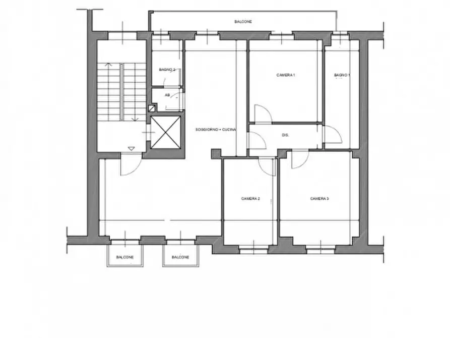 Immagine 24 di Appartamento in vendita  in Via Pier Fortunato Calvi 39 a Torino