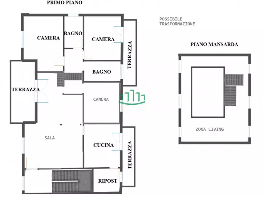Immagine 32 di Casa bifamiliare in vendita  in via toscana a Bologna