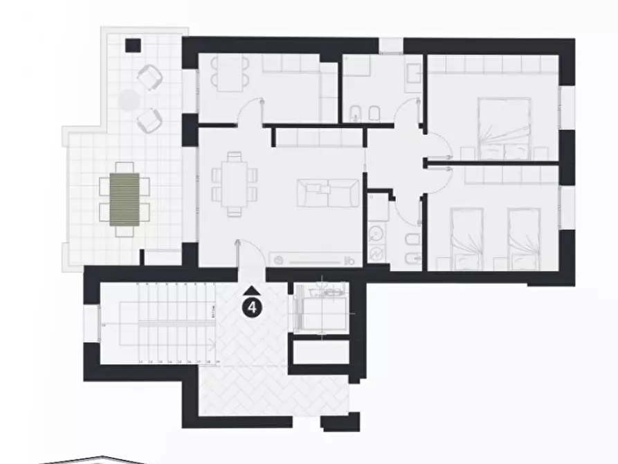 Immagine 15 di Appartamento in vendita  in VIA ANTONIO ZUCCHI a San Lazzaro Di Savena