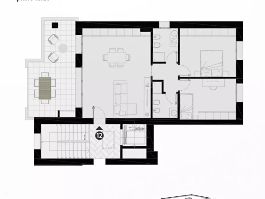 Immagine 17 di Appartamento in vendita  in VIA ANTONIO ZUCCHI a San Lazzaro Di Savena