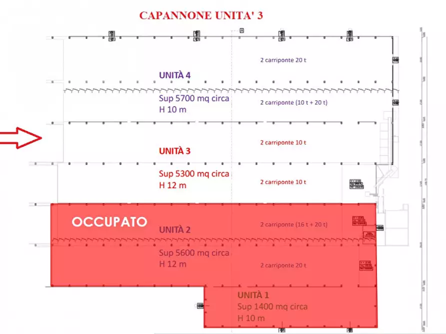 Immagine 7 di Capannone industriale in affitto  in VIA FACCA a Cittadella