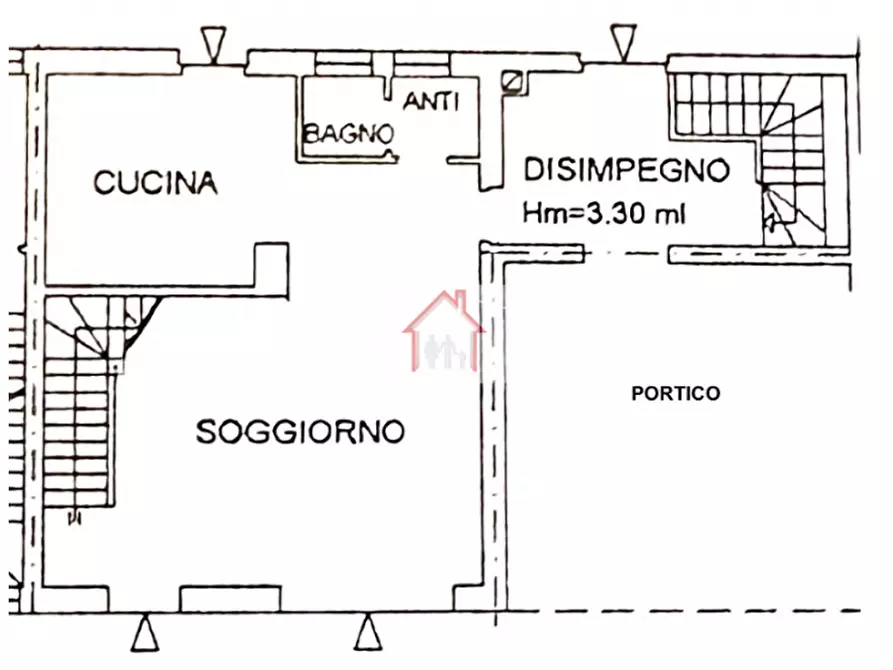 Immagine 8 di Casa bifamiliare in vendita  in Via Povegliano a Povegliano