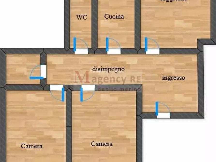 Immagine 2 di Appartamento in vendita  in ravagnese 137 a Reggio Di Calabria