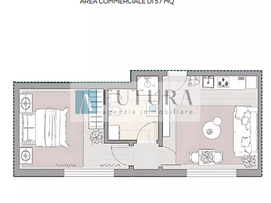 Immagine 1 di Appartamento in vendita  in via fratelli bandiera, 20 a Vicenza