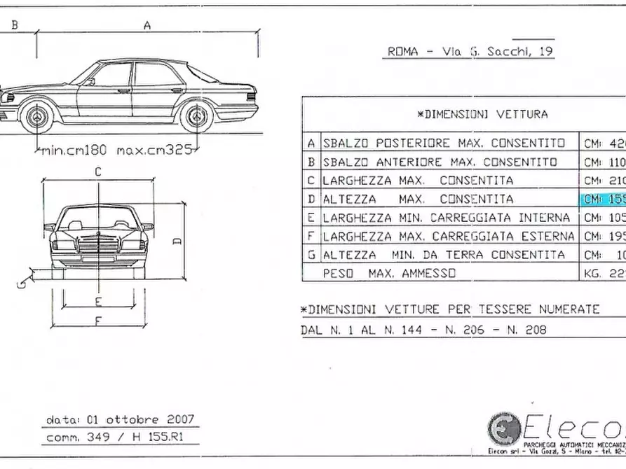 Immagine 8 di Posto auto in affitto  in Via Gaetano Sacchi a Roma