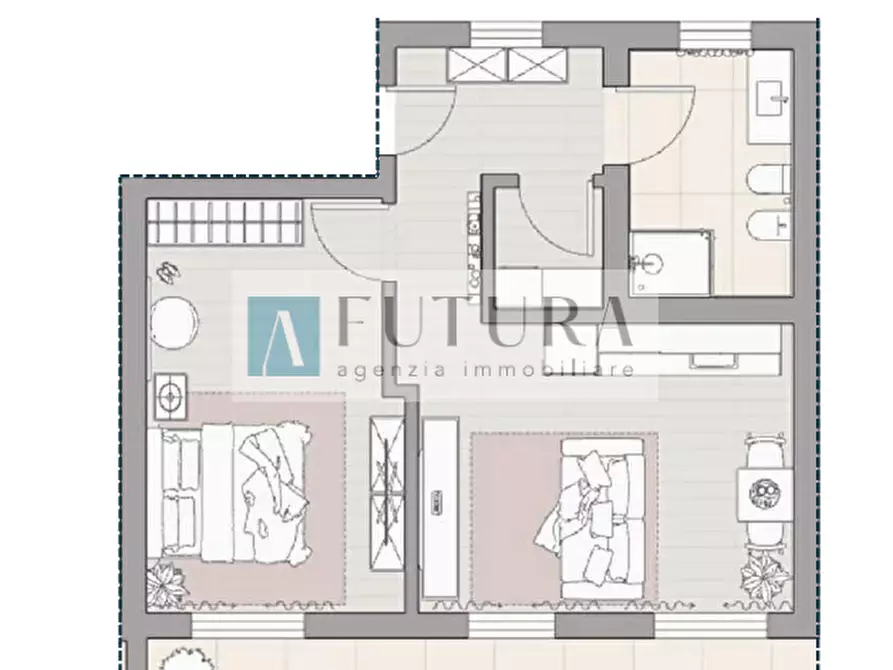Immagine 5 di Appartamento in vendita  in Viale Fratelli Bandiera a Vicenza