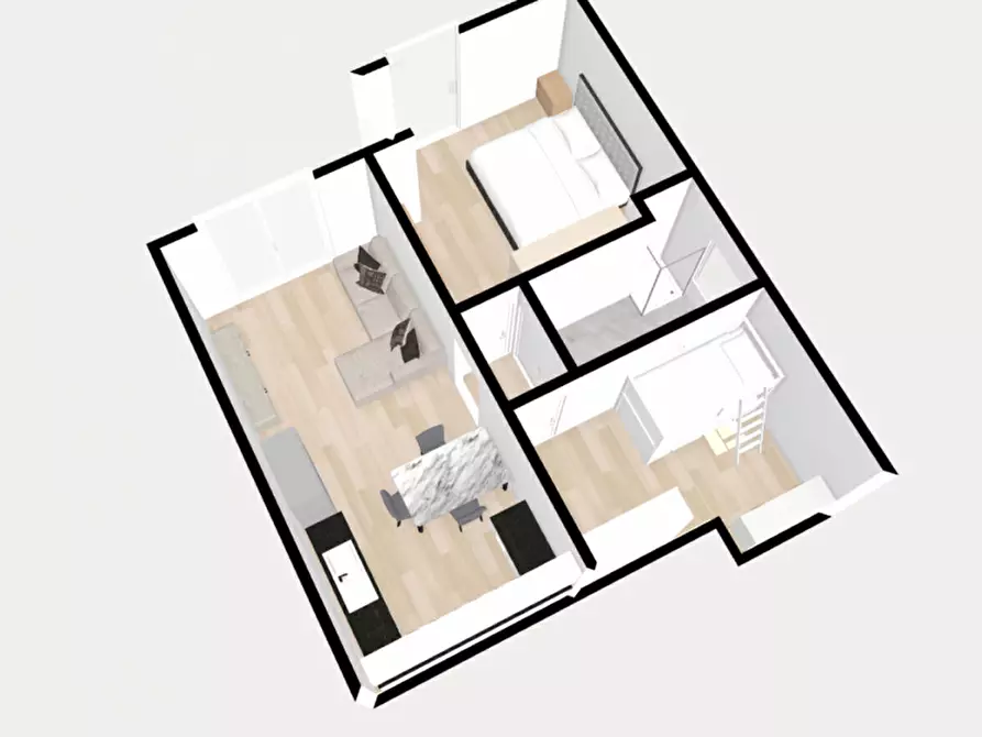 Immagine 11 di Appartamento in vendita  in via Carlo Alberto a Moniga Del Garda