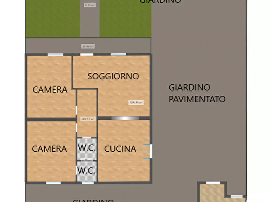 Immagine 12 di Casa bifamiliare in vendita  in Via delle Tartarughe 17 a Fiumicino