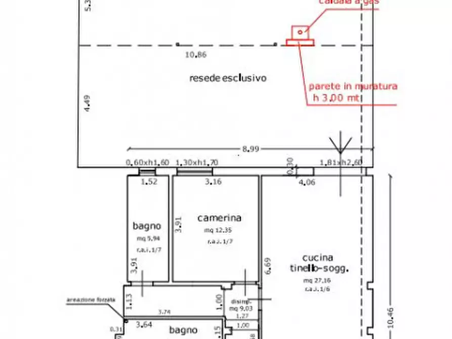 Immagine 16 di Appartamento in vendita  in Via Adriano Zarini a Prato