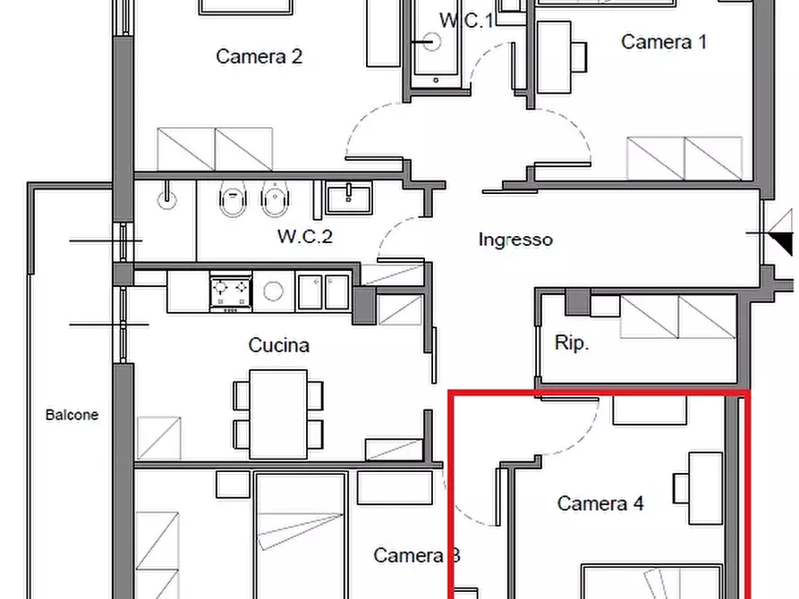 Immagine 21 di Camera in affitto  in Viale Famagosta a Milano