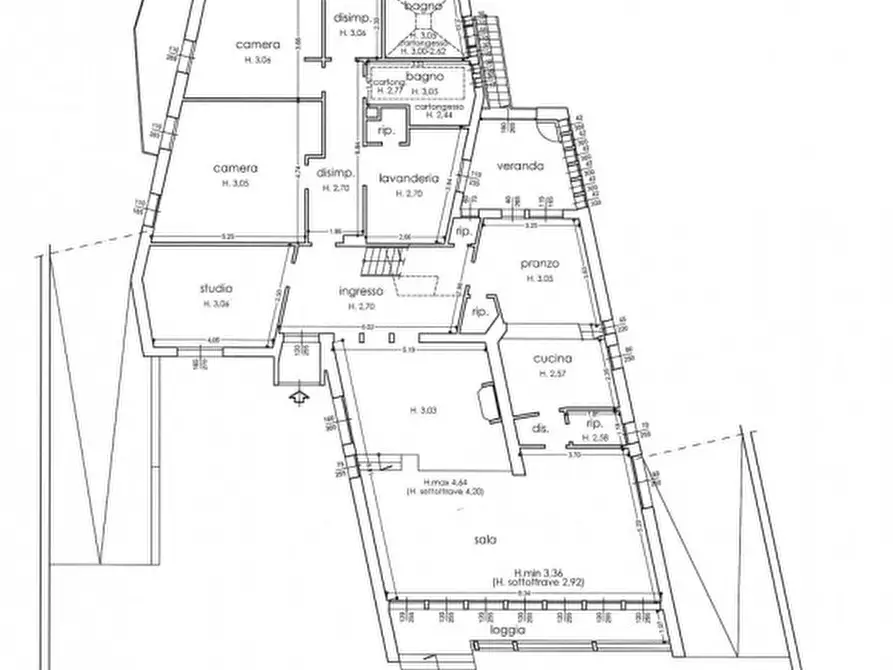 Immagine 54 di Villa in vendita  in Via dei Cappuccini a Firenze