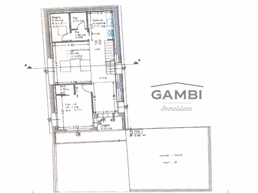 Immagine 1 di Appartamento in vendita  a Calenzano