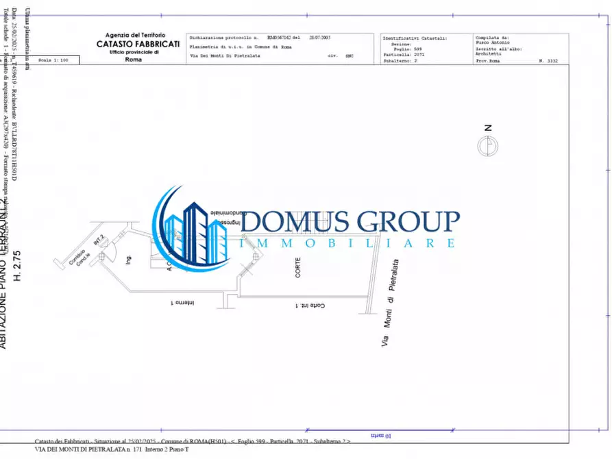 Immagine 20 di Appartamento in vendita  in Via Monti di Pietralata a Roma