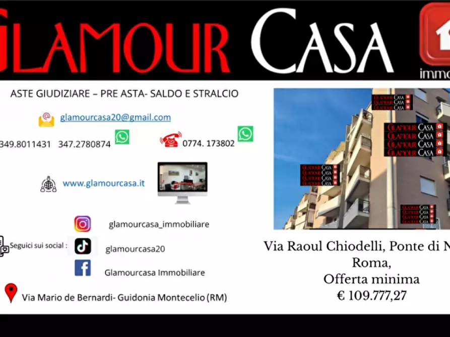 Immagine 1 di Appartamento in vendita  in Via Raoul Chiodelli a Roma