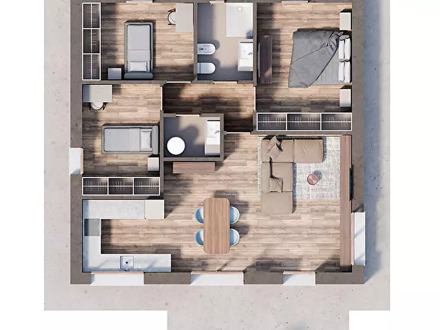 Immagine 7 di Villa in vendita  in Via Storta a Montebelluna