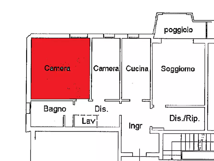 Immagine 13 di Camera in affitto  in Via Vittorio Veneto a Padova