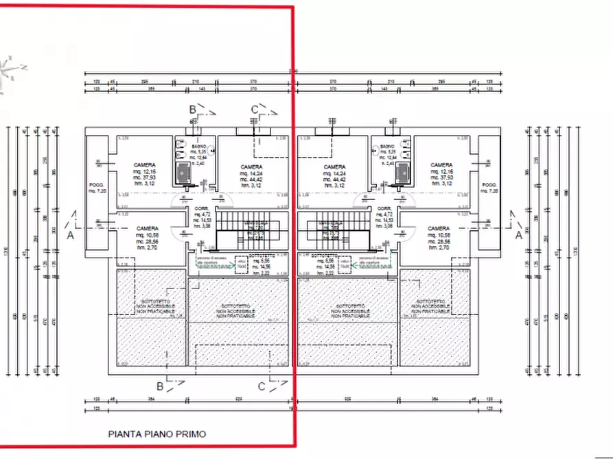 Immagine 28 di Casa bifamiliare in vendita  in VIA PERERI a Fosso'