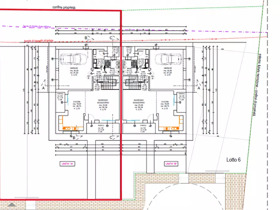 Immagine 29 di Casa bifamiliare in vendita  in VIA PERERI a Fosso'