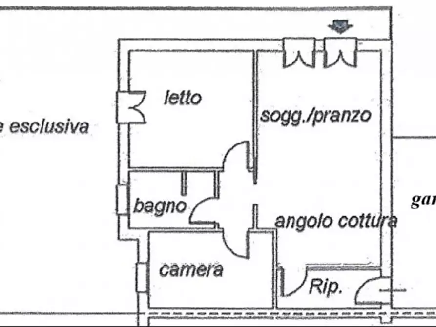 Immagine 5 di Appartamento in vendita  in via galileo galilei a Conselice