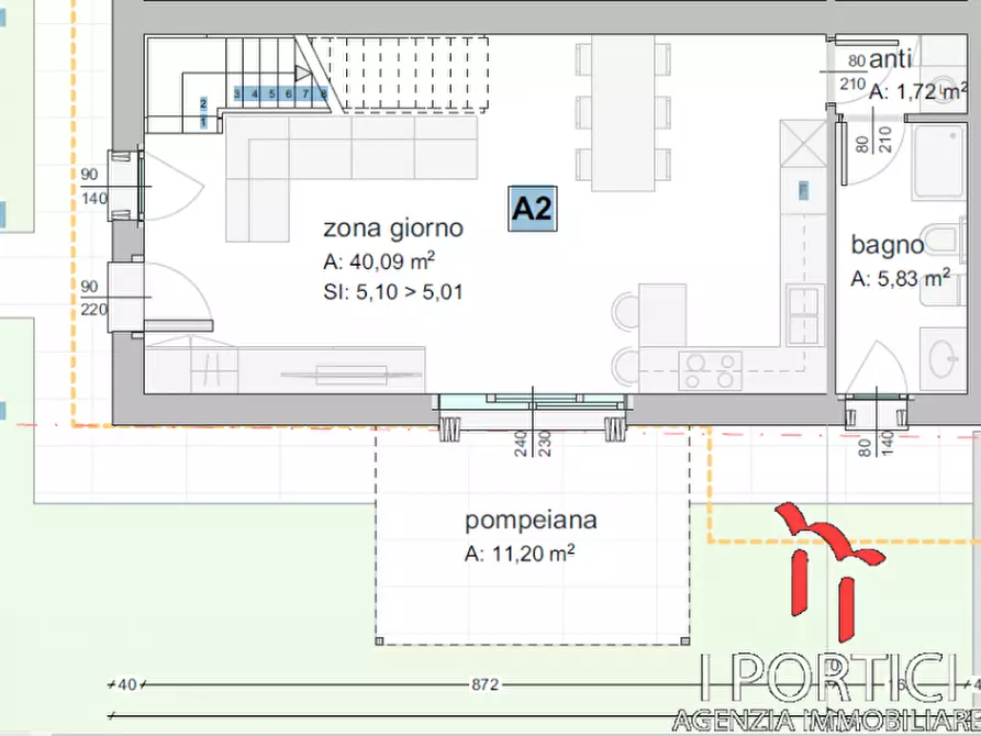 Immagine 11 di Villetta a schiera in vendita  in Via Bazzera a Martellago