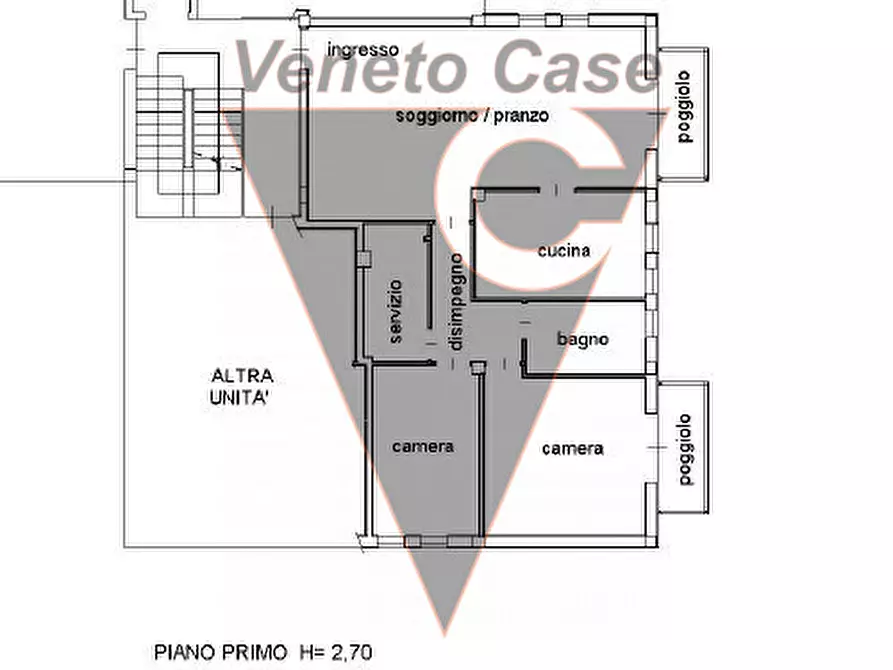 Immagine 13 di Appartamento in vendita  a Saonara