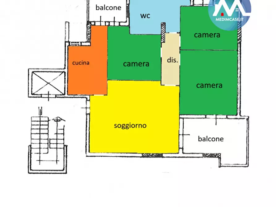 Immagine 18 di Appartamento in vendita  in via toscanini a Pesaro