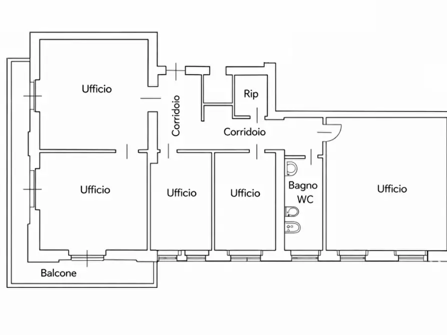 Immagine 11 di Ufficio in affitto  in Corso della Libertà - Freiheitsstraße a Bolzano