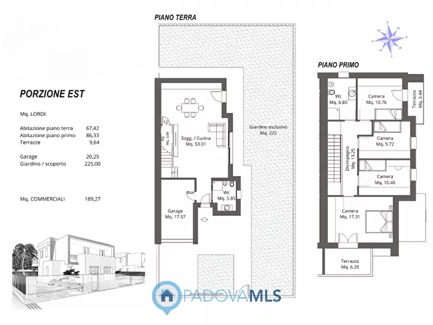 Immagine 27 di Casa bifamiliare in vendita  in Via Alessandro Manzoni a Albignasego