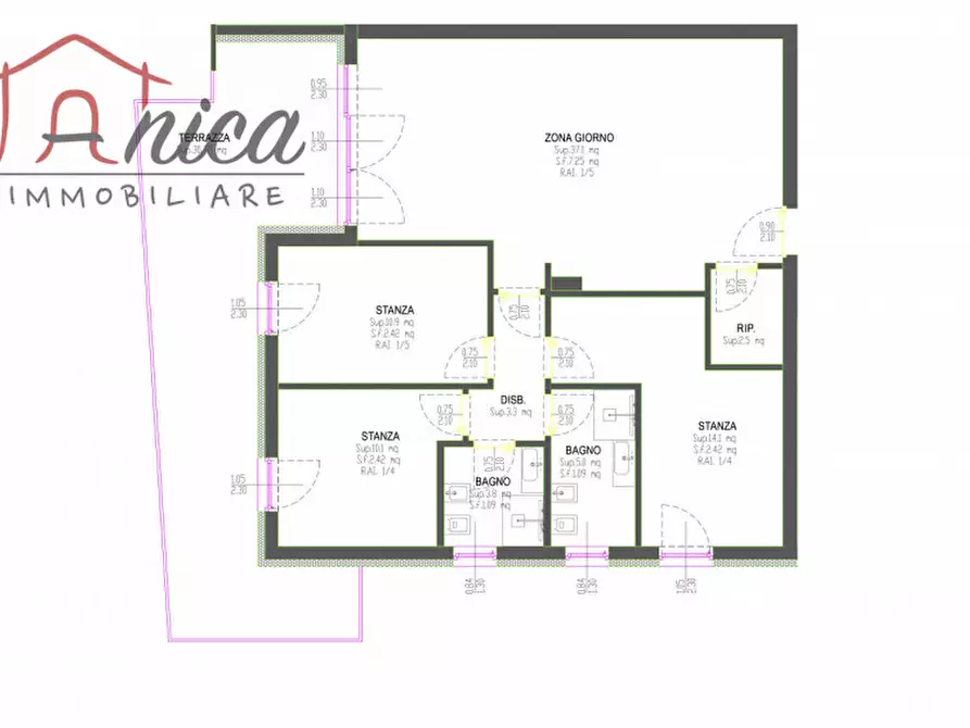 Immagine 17 di Appartamento in vendita  in Via delle Tre croci a Trento