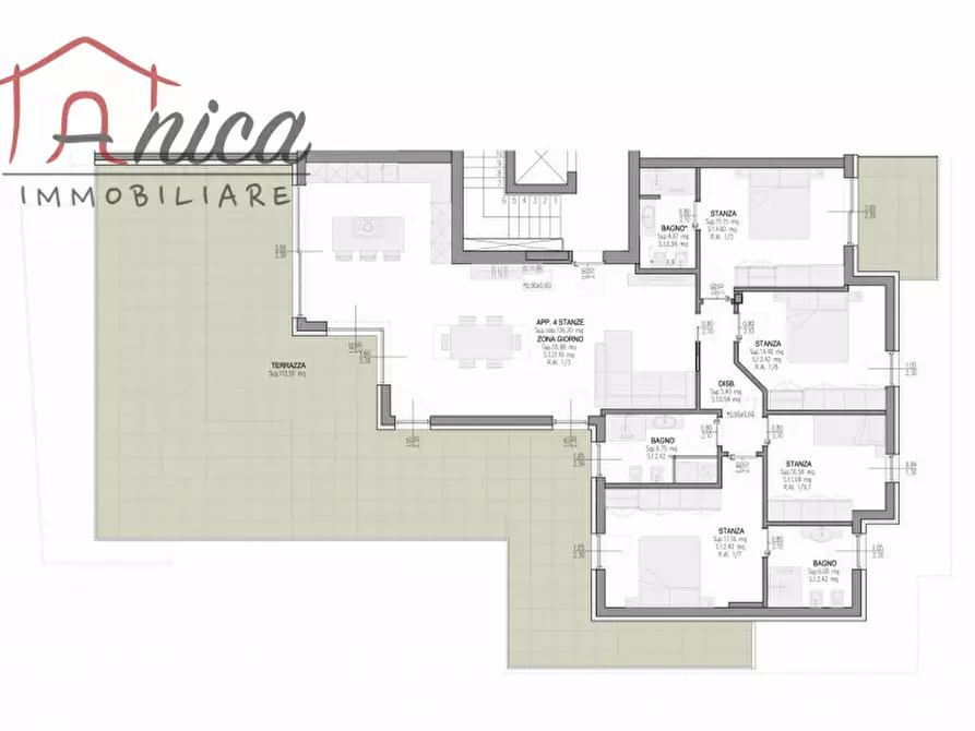 Immagine 19 di Attico in vendita  in Via delle Tre croci a Trento