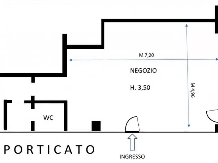 Immagine 13 di Negozio in vendita  in Via Filippo De Pisis a Bologna