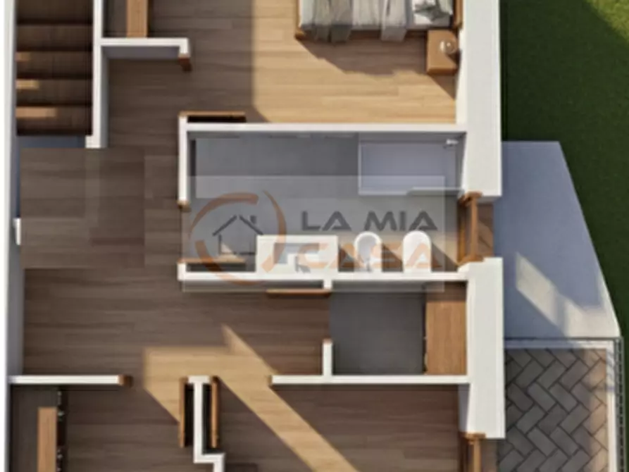 Immagine 14 di Villetta a schiera in vendita  in Via Vittorio Emanuele II a Legnaro